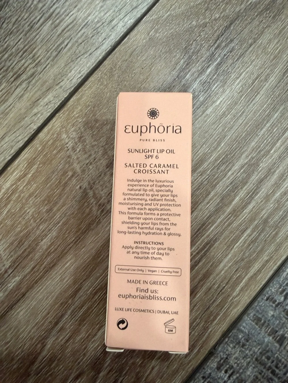 NEW! Euphoria Sunlight Lip Oil SPF 6